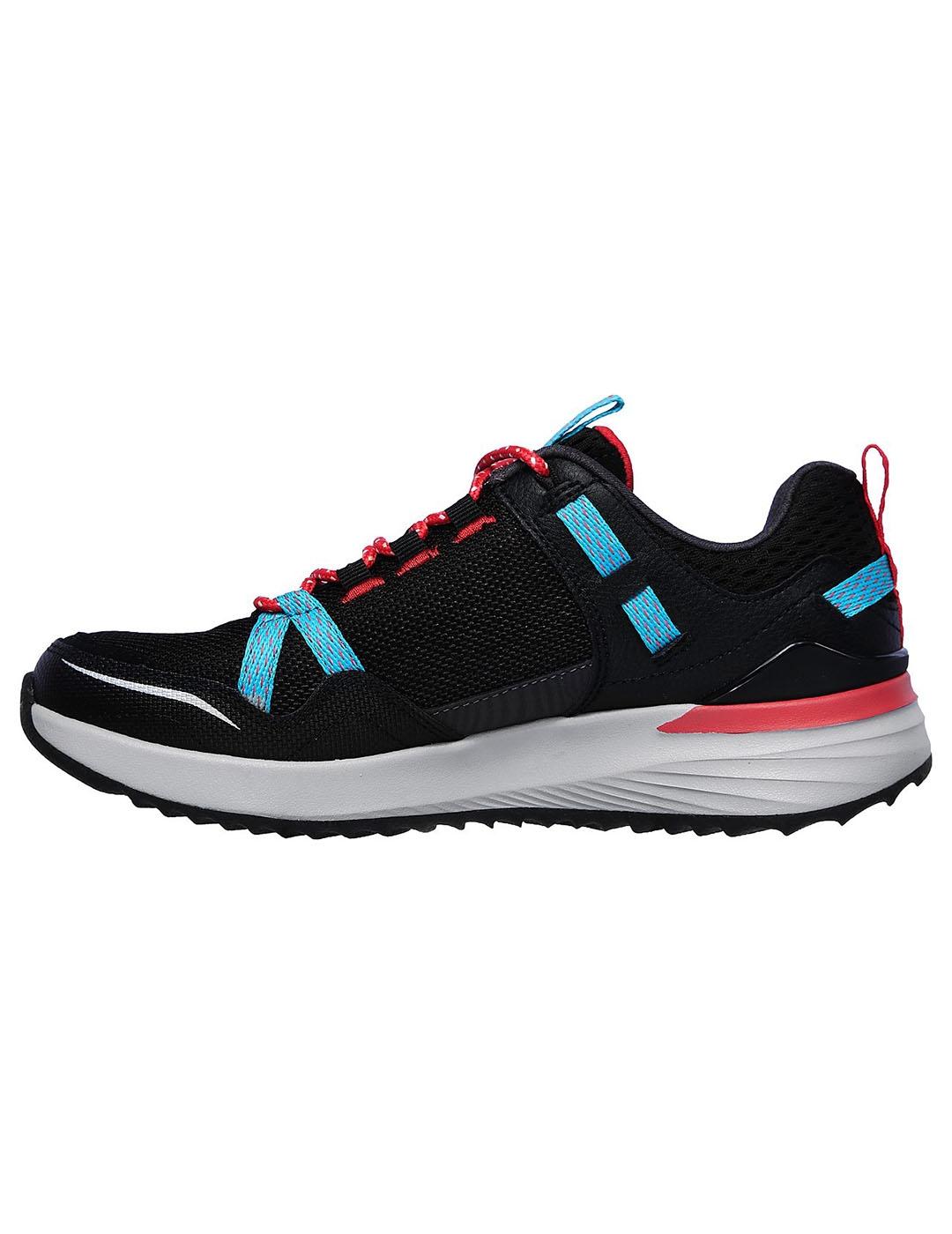 Zapatilla Mujer Skechers TR Ultra Negro/Azul/Rosa