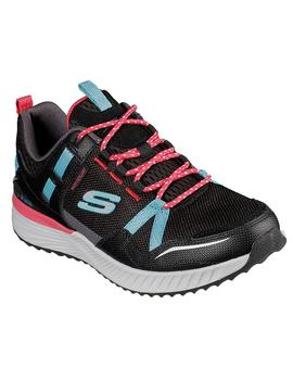 Zapatilla Mujer Skechers TR Ultra Negro/Azul/Rosa