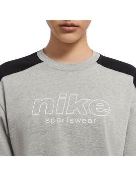 Camiseta Mujer Nike Archive Gris