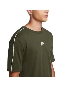 Camiseta Hombre Nike Repeat Top Verde