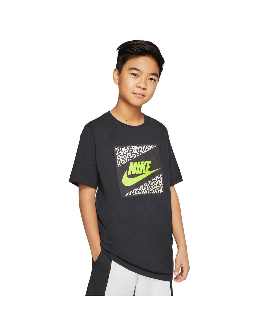 Camiseta Niño Nike Nsw Beach Future Uv Negra