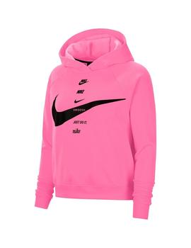 Sudadera Mujer Nike Nsw Swoosh Fucsia