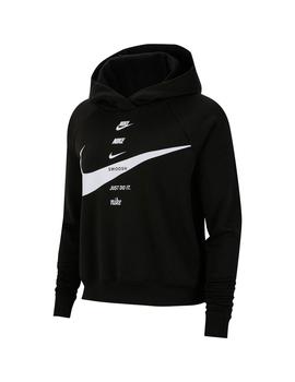 Sudadera Mujer  Nike Nsw Hoodie Negra