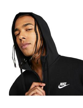 Sudadera Hombre Nike Sportswear Club Fleece Negra