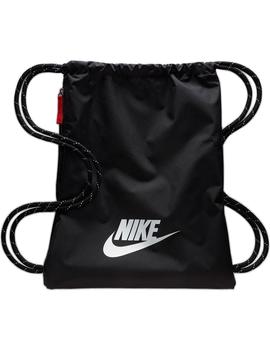 Gymsack Unisex Nike Heritage Negro