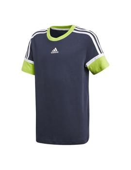 Camiseta Niño adidas Bold Tee Marino/Verde