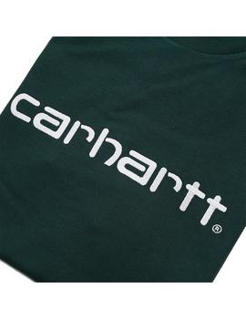 Camiseta Hombre Carhartt WIP Tricol Petroleo