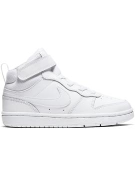 Zapatilla Unisex Nike Court B. Mid 2 Blanco