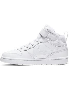 Zapatilla Unisex Nike Court B. Mid 2 Blanco