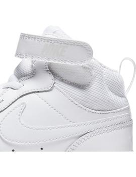 Zapatilla Unisex Nike Court B. Mid 2 Blanco