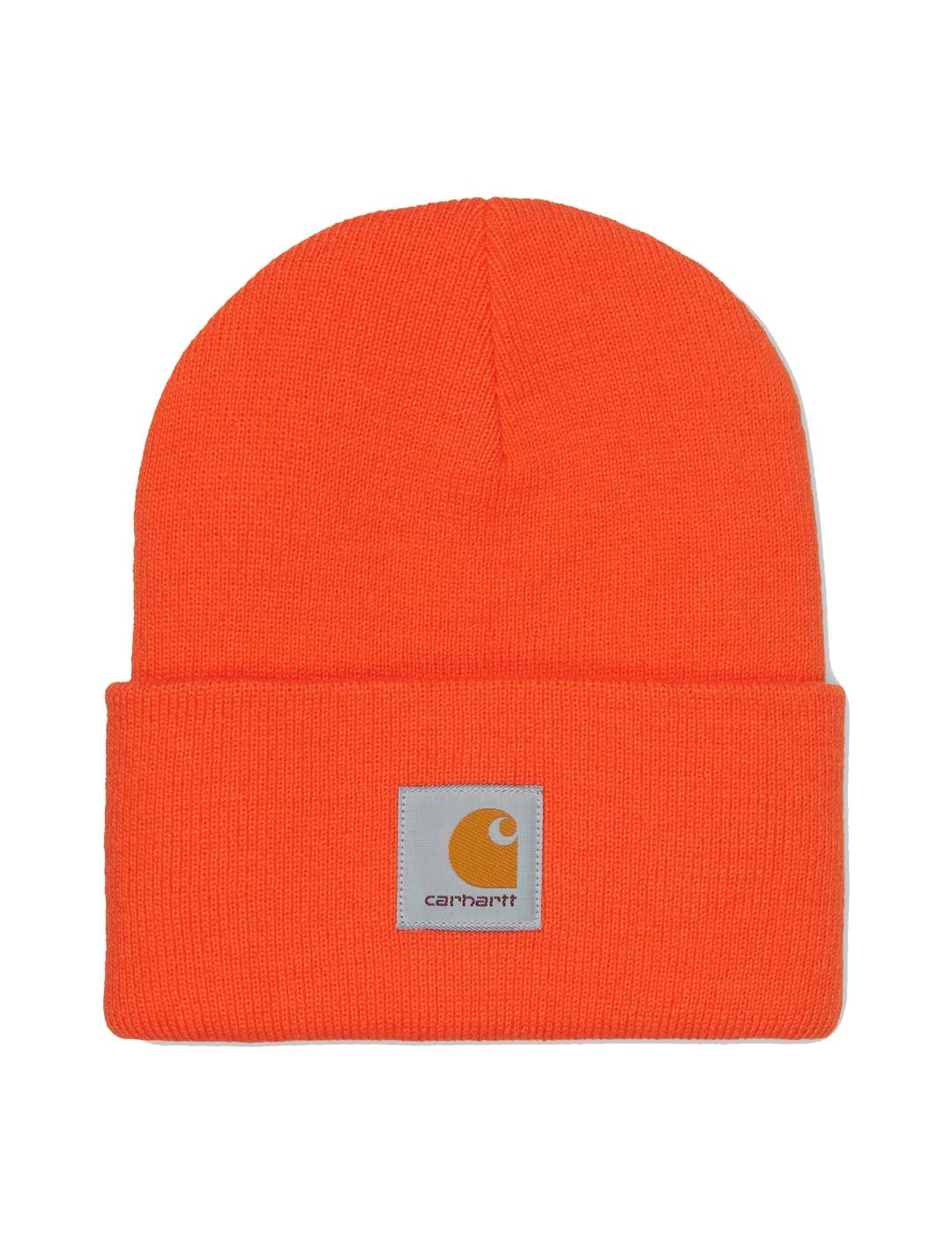 Reloj gorro Carhartt sombrero acrílico adulto - nuevo con etiquetas - rojo  fuego hombres mujeres