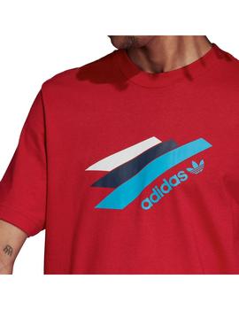 Camiseta adidas Palmeston Roja Hombre