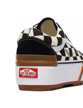 Zapatilla Mujer Vans Old Skool Stacked Cuadros