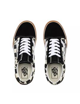 Zapatilla Mujer Vans Old Skool Stacked Cuadros