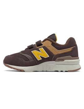 Zapatilla Niño New Balance 997  Marrón