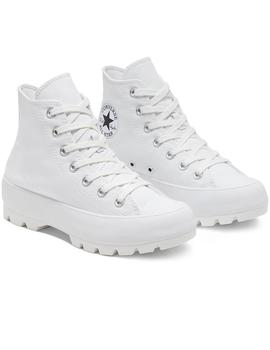 Zapatilla Mujer Converse All Star Lugged Hi Blanco