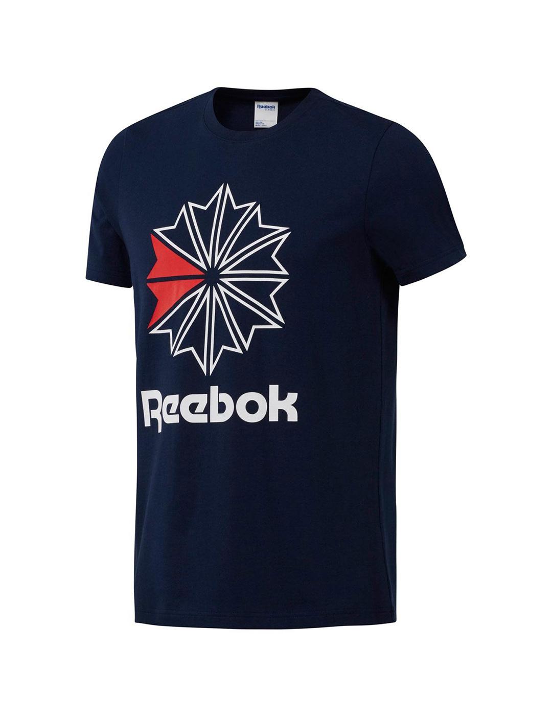 Camiseta Reebok Big Logo Reebok Hombre gris