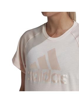 Camiseta Mujer adidas ST Rosa