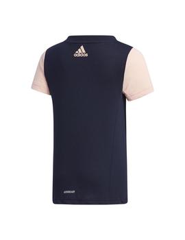 Camiseta Niña adidas LG PES Marino/Rosa