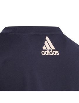 Camiseta Niña adidas LG PES Marino/Rosa