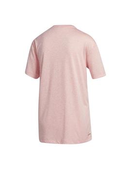 Camiseta Mujer  adidas Stripe Tee Rosa