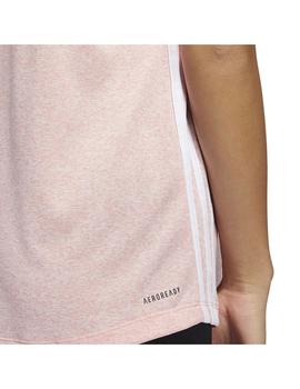 Camiseta Mujer  adidas Stripe Tee Rosa