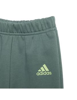 Chándal Baby adidas Lin Jogg Gris/verde