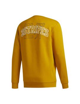 Sudadera Hombre adidas Collegiate Crew Mostaza