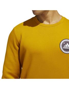 Sudadera Hombre adidas Collegiate Crew Mostaza