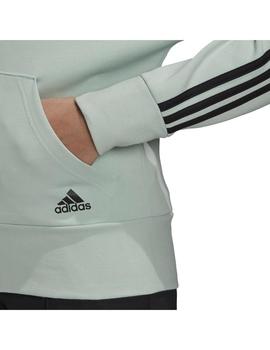 Sudadera Mujer adidas Double Knit  FZ Verde