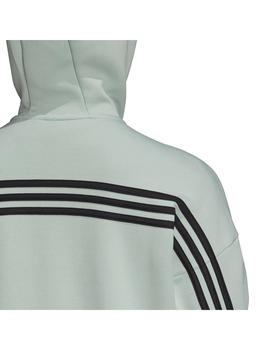 Sudadera Mujer adidas Double Knit  FZ Verde