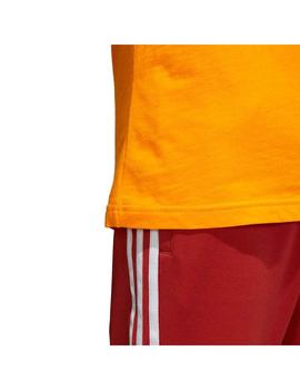 Camiseta adidas 3 Stripes Hombre Naranja