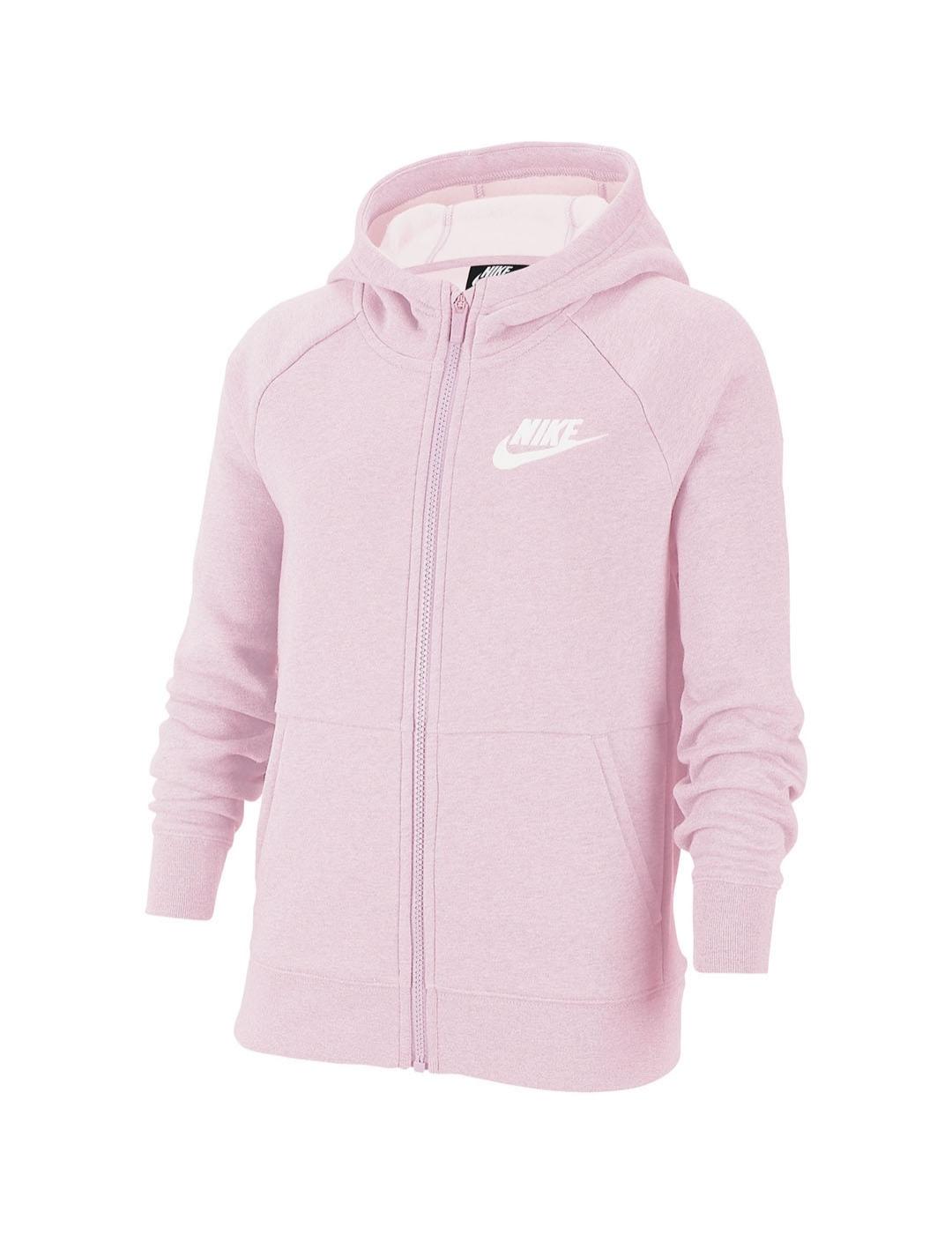 Sudadera Nina Nike Nsw Pe Full Rosa