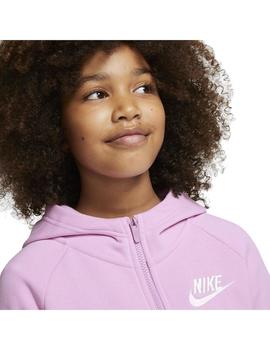 Sudadera Niña Nike Nsw Pe Full Rosa