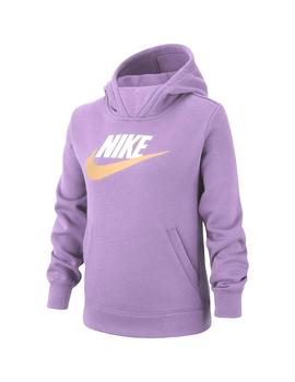 Sudadera Niña Nike Nsw Pe Lila