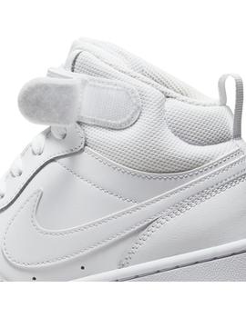 Zapatilla Unisex Nike Court Borough Mid 2 Blanco