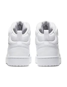 Zapatilla Unisex Nike Court Borough Mid 2 Blanco