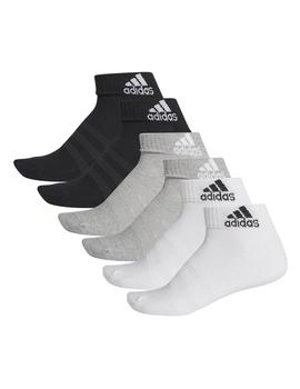 Calcetines Unisex adidas Cush Ank Tricolor