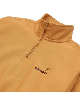 Sudadera Hombre Carhartt WIP Haif Zip Mostaza