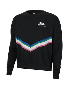 Sudadera Mujer Nike Nsw Hrtg Crew Negro