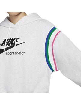 Sudadera Mujer Nike Hrtg Po Hoodie Gris