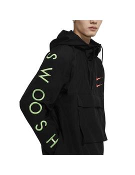 Canguro Hombre Nike NSW Swoosh Negro