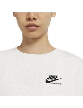 Sudadera Mujer Nike Nsw Hrtg Crew Gris