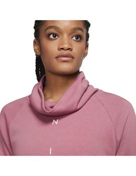 Sudadera Mujer Nike Dry Get Fit Flc Rosa