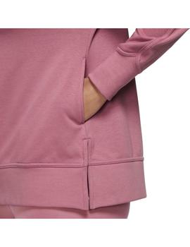 Sudadera Mujer Nike Dry Get Fit Flc Rosa