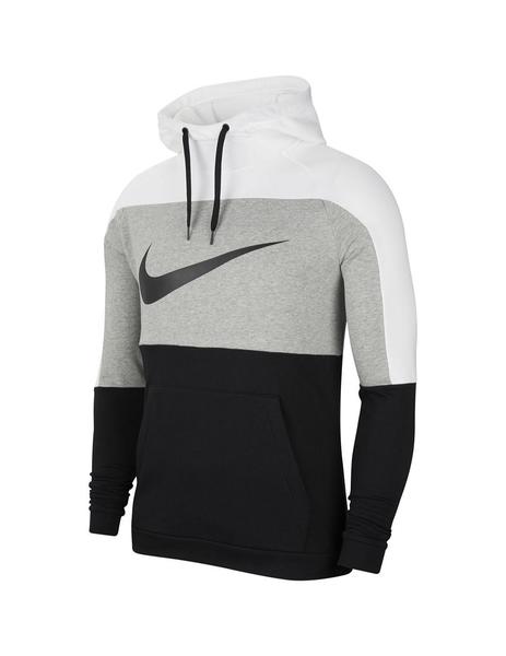 recuerdos arquitecto Autorización Sudadera Hombre Nike Dry Po Blanco/Gris/Negro