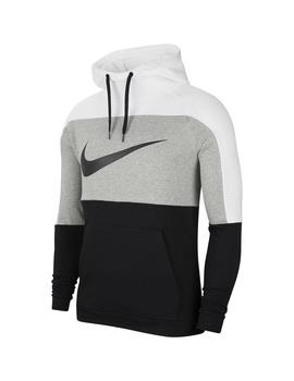 Sudadera Hombre Nike Dry Po Blanco/Gris/Negro