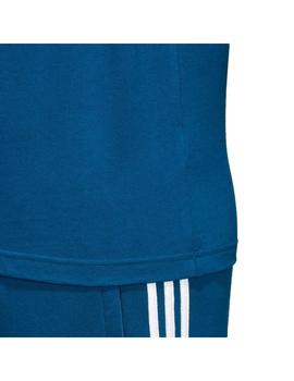 Camiseta adidas 3 Bandas Azul Hombre