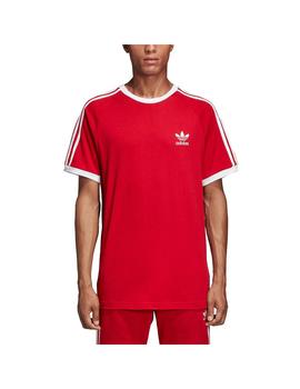 Camiseta adidas Bandas Roja Hombre