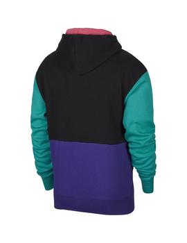 Sudadera Hombre Nike Jumpman Jordan Negra Morada